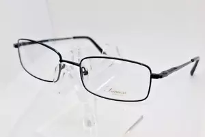 SUCCESS SS-278 MEN'S  EYEGLASSES 54-18-145 BLACK WITH SOFT CASE - Picture 1 of 2