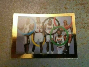 MICHAEL JORDAN Charles Barkley Magic Johnson Patrick Ewing Karl Malone GOLD DT - Picture 1 of 2