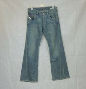 Aj ARMANI Distressed Weites Bein Jeans Größe W31 X 36L D5P41CM CR013 Aa 03