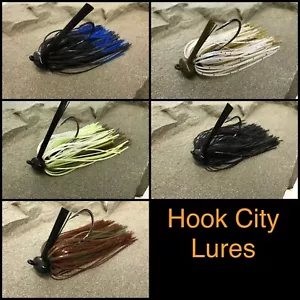 Jig Fishing Lure With Trailer Variety 5 Pack - Picture 1 of 11