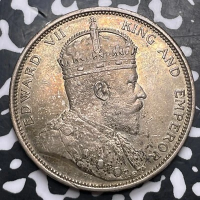 1904 Straits Settlements $1 Dollar Lot#JM9001 Silver! High Grade! Beautiful! - Image 1 of 2