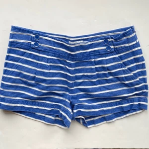 Vineyard Vines 2 Linen Cotton Blend Break Stripe Everyday Shorts Casual Preppy - Picture 1 of 14