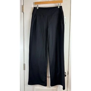 WILLIT Women's Black Wide Leg Pants Workwear Activewear Size L Large 30" NWT - Picture 1 of 10