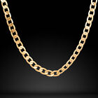 6MM Men's Golden Necklace Men's Jewelry Stainless Steel Link Necklace