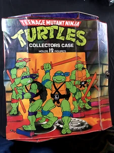 Vintage 1988 Teenage Mutant Ninja Turtles 12 figure Collectors Case TMNT - Picture 1 of 4