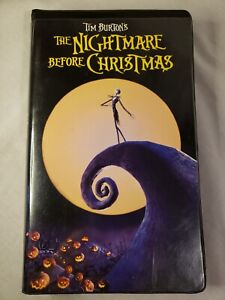 The Nightmare Before Christmas, VHS, Black Clamshell, 1994 ,Tim Burton
