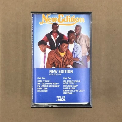NEW EDITION Cassette Tape 80s Soul MR TELEPHONE MAN BOBBY BROWN BELL BIV DEVOE - Image 1 of 4