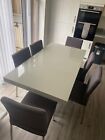 Used Dining Room Table And 6 Chairs Extendable