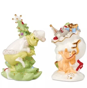 Lenox Grinch Grinchiest und Max Salz- und Pfefferstreuer Neu im Karton 2024 - Bild 1 von 2