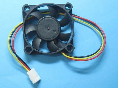 2 pcs Brushless DC Cooling Fan 12V 5010S 7 Blades 50x50x10mm 3pin Sleeve Bearing - Image 1 of 2