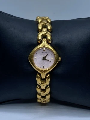 Reloj Seiko 20mm Cuarzo Tono Dorado Mujer Foto 1 de 4