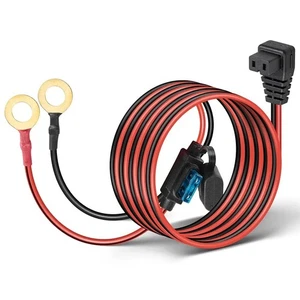 Anina 12V DC Netzkabel Kabel für Auto Kühlschrank mit 14AWG O Ring Terminal Auto... - Bild 1 von 4