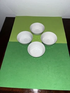 Gibson Designs Regalia White Fruit Bowl Set of 4 EUC  - Picture 1 of 5