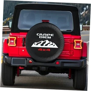 32" Premium Spare Tire Cover for Jeep Wrangler JL Sport Sahara 2018-2025 with - Picture 1 of 8