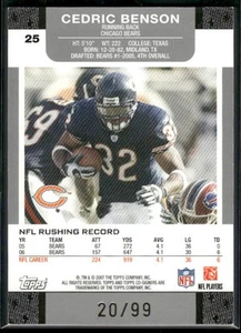 2007 Topps Co-Signers #25b Benson/ Wolfe Changing Faces Holo Blue - Picture 1 of 2