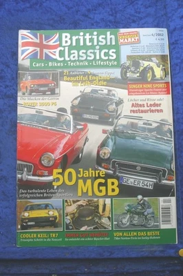 Classici British 4/12 50 Anni MGB TR7 Rover 3500 V8 Norton 750 Twin Singer Nine - Immagine 1 di 2