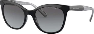 Armani Exchange 0AX4094S 81588G Woman Sunglasses Shiny Black Frame, Grey... - Picture 1 of 4
