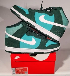 Nike Dunk High Retro SE 'DUNK' Athletic Club | Mens 11 | Pro Green Washed Teal - Picture 1 of 21