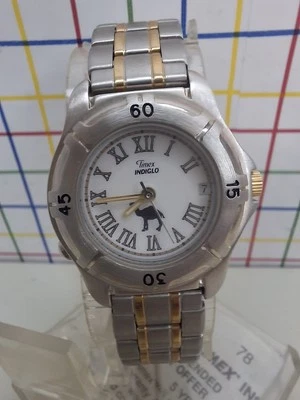 Logotipo de camello, mujer Timex Indiglo/brilla en la oscuridad, parece sin usar, batería nueva (JB) Foto 1 de 4