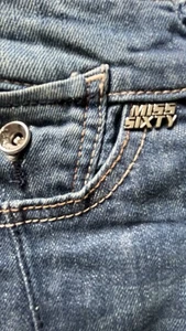 Miss Sixty Ladies Jeans Style Colette Size 23 Skinny Fit Blue - Picture 1 of 10