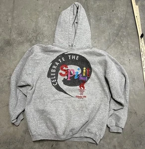 Atlanta 1996 Olympics Celebrate The Spirit Vintage Hoodie Sweatshirt Large - Imagen 1 de 4