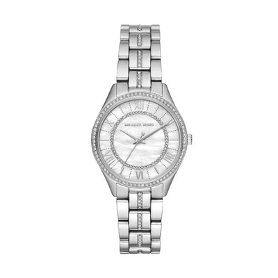 Orologio Donna MICHAEL KORS LAURYN MK3900 Acciaio Madreperla Bianco Swarovski - Immagine 1 di 3
