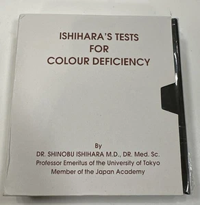 Libro oftalmico 38 Piastre ishihara per test di carenza di colore sigillato - Foto 1 di 6