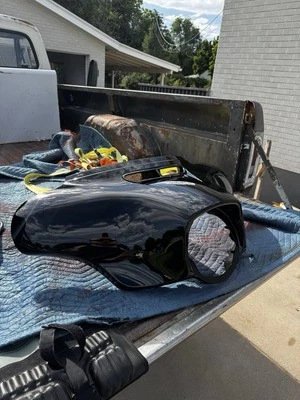 2016 OEM Harley-Davidson CVO Street Glide Touring Outer Fairing Carbon Crystal - Image 1 of 4