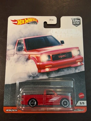 Camioneta pickup Hot Wheels 1991 GMC Cyclone Premium Power Trip 1/64 diecast Foto 1 de 2