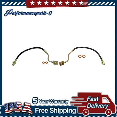 Manguera de freno delantera Dorman 2x para Ford Windstar 1995 1996 1997 1998 1999 3,8 L Foto 1 de 4