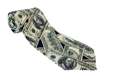 Винтажный 97 большой баксы доллар банкнота галстук деньги говорить финансы бизнес вечеринки новинка - Изображение 1 из 4