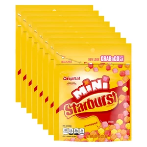 STARBURST Fruit Chews Candy - Original Minis, 8Oz (Pack of 8) - Delicious STARBU - Picture 1 of 7