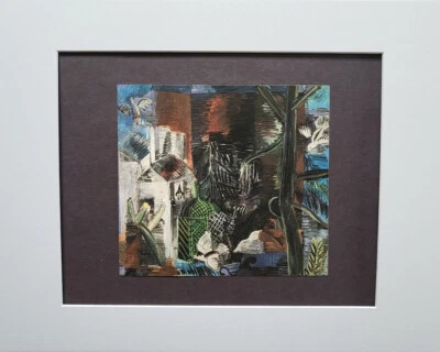 Impressão litográfica offset fosca Raoul Dufy "Jardim abandonado" 1991 - Imagem 1 de 2