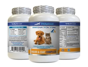 Pet hair health - PETS HAIR AND COAT COMPLEX - Hair softness 1 Bottle 60Tab - Picture 1 of 7