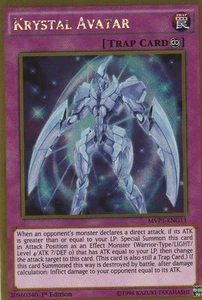 YUGIOH HOLO CARD KRYSTAL AVATAR MVP1-ENG11 1ST EDITION - Picture 1 of 1