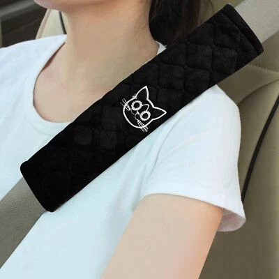 	Amooca Soft Auto Seat Belt Cover Seatbelt Shoulder Pad Cushions 2 PCS for a ... - Image 1 of 4