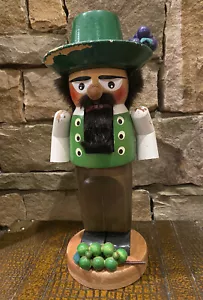 Steinbach Schiaccianoci Legno VERDE VIOLA Viticoltore Uva MANCANO MANI Germania - Foto 1 di 11