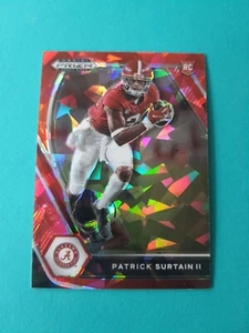 2021 Panini Prizm Draft Picks #143 Patrick Surtain II Alabama Red Cracked Ice - Bild 1 von 2