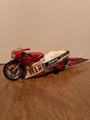1999 Action NHRA  Angelle Seeling / Winston Pro Stock Motorcycle with Autograph - Image 1 of 4