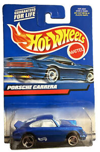 2000 Hot Wheels Porsche Carrera #146 Blue w/ 3sp Vintage 1:64