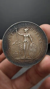 China Late Qing Dynasty 1911 British Issued Trade Dollar 1Yuan Money Silver Coin - Picture 1 of 5