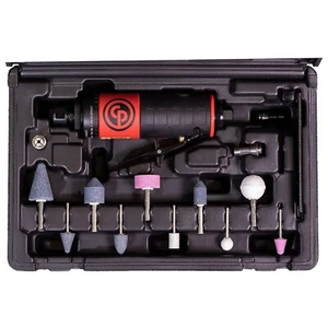 Chicago Pneumatic Air Die Grinder Kit Set with Spindle Lock - Picture 1 of 7