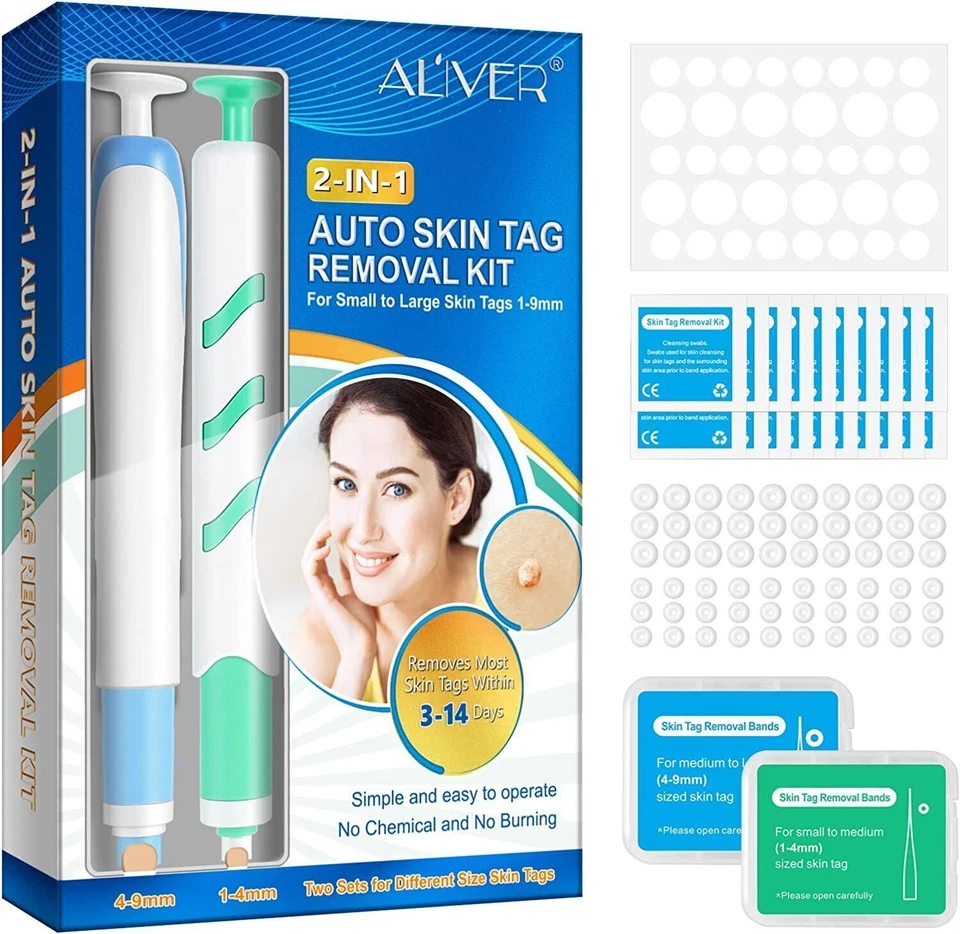 Skin Tag Remover Pen PAINLESS Skin Tag Wart Removal Kit For Small to Large Tags - Image 1 of 4