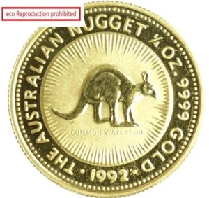 Australia Kangaroo 1/4 oz 25 dollar gold coin 1992 - Picture 1 of 2