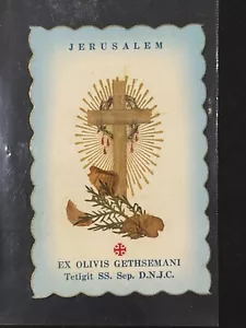 heilige karte reliquie santino reliquie reliquie "TIERRA SANTA" - Bild 1 von 1