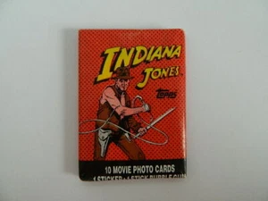 Topps Indiana Jones 1984 paquete de cera sin abrir - Imagen 1 de 3