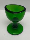 VINTAGE EMERALD GREEN EYE WASH CUP PRESSED GLASS WOOD BROTHERS ENGLAND