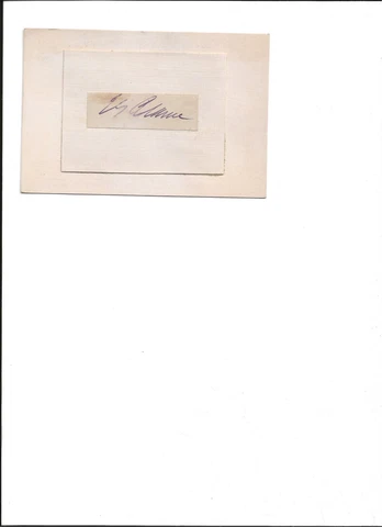 James G. Blaine autographed cut Cover