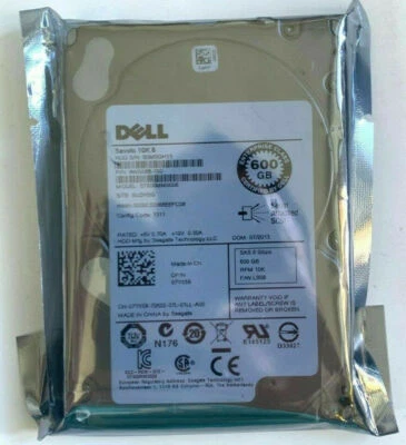 NEW DELL ST600MM0006 SEAGATE 600GB 10K.6 2.5'' 6Gb/s SAS 7YX58 07YX58 Hard Drive - Image 1 of 3