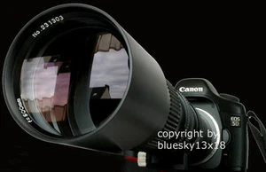 Super Tele 500 1000Mm Para Canon EOS 760D 650D 1100D 1000D 550D 700D 600D 60D 7D - Imagen 1 de 1